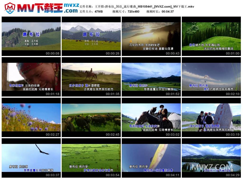 王开煜-唐布拉_国语_流行歌曲_MB105441